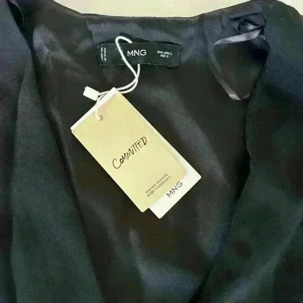 NWT Mango Black Belted jumpsuit - Picture 8 of 11